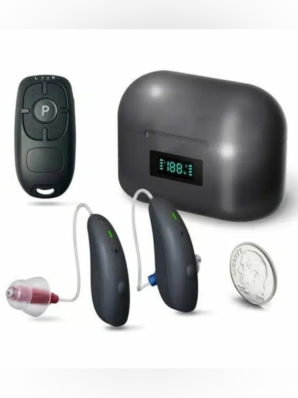 RCA RSH082GM Rechargeable OTC Hearing Aids Pair